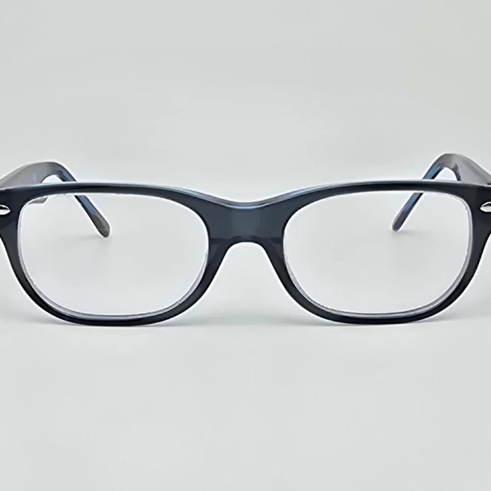 Ray-Ban RB1555 3667 Blue on Crystal Blue Kids Eyeglasses Frame w/ Flexhinge 46mm